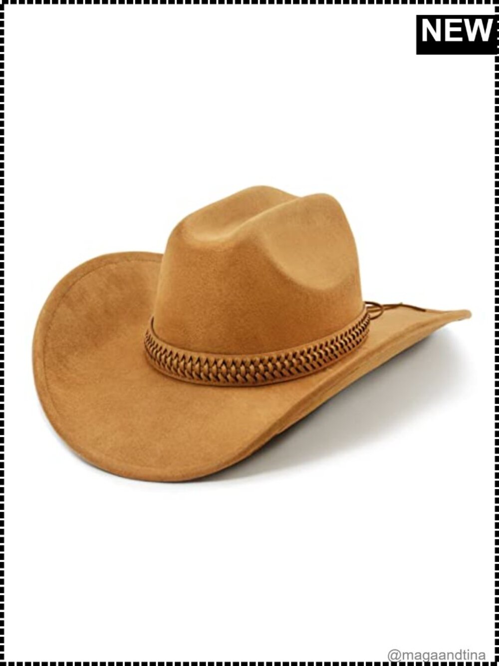 Felt Cowboy Hat Shapeable Wide Brim Cattleman Western Unisex